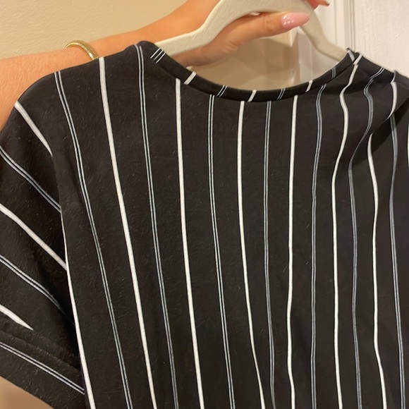 Black Stripe Corset Top - Picture 5 of 5